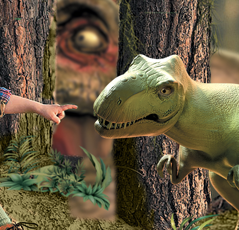 Rainbow chimney Dinosaurs AR